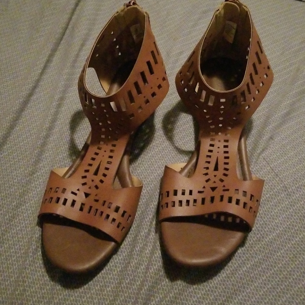 Tan sandals